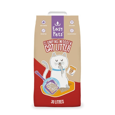 Easypets cat litter clumpiing wood