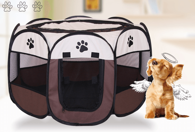 Portable Pet Paradise: Foldable, Waterproof, Breathable Octagonal Pet Playpen