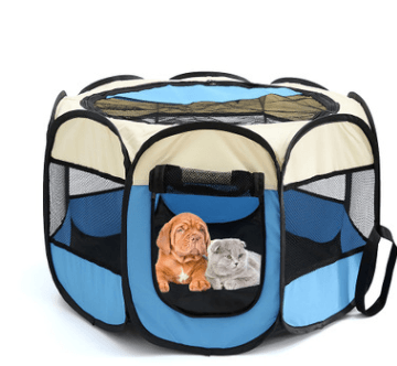 Portable Pet Paradise: Foldable, Waterproof, Breathable Octagonal Pet Playpen