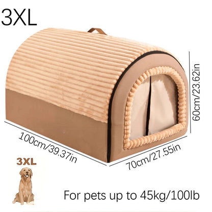 All Seasons Pet Dog House Bed (for Small to Large Pets)