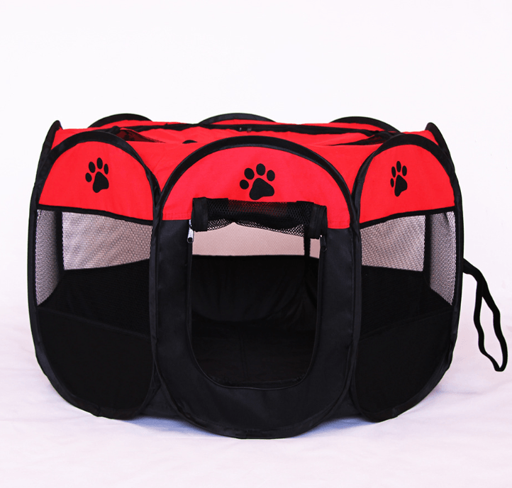 Portable Pet Paradise: Foldable, Waterproof, Breathable Octagonal Pet Playpen