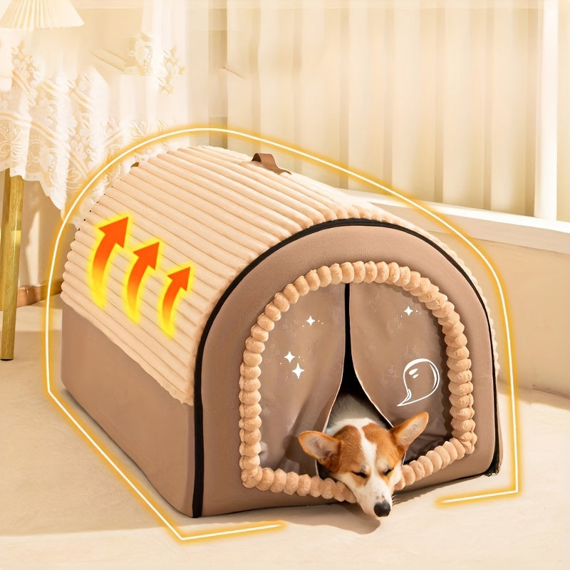 All Seasons Pet Dog House Bed (for Small to Large Pets)