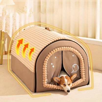 All Seasons Pet Dog House Bed (for Small to Large Pets)