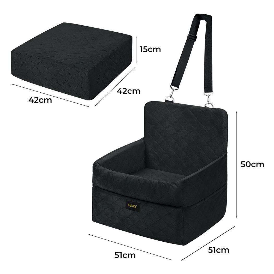 Pawz Pet Car Seat Booster and Portable Travel Bed